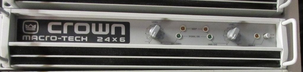 Amplificateur de Puissance CROWN MA 24X6, Gebruikt, 120 watt of meer, Stereo, Ophalen