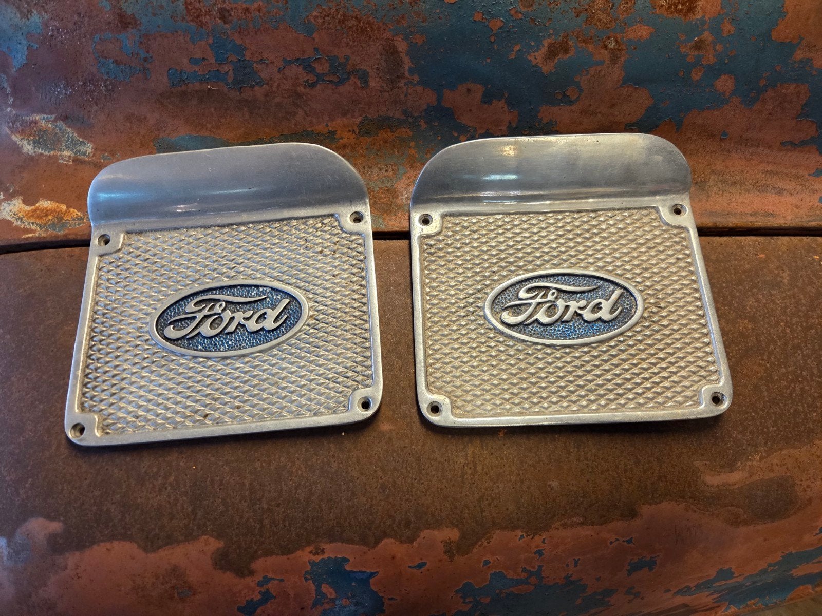 Aluminium sierplaten voor Ford pick-up treeplank, Ophalen of Verzenden, Gebruikt