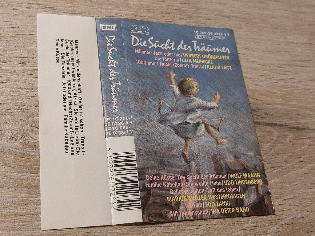 DIE SUCHT DER TRÄUMER (MC), Cd's en Dvd's, Ophalen of Verzenden, Zo goed als nieuw, Origineel, 1 bandje