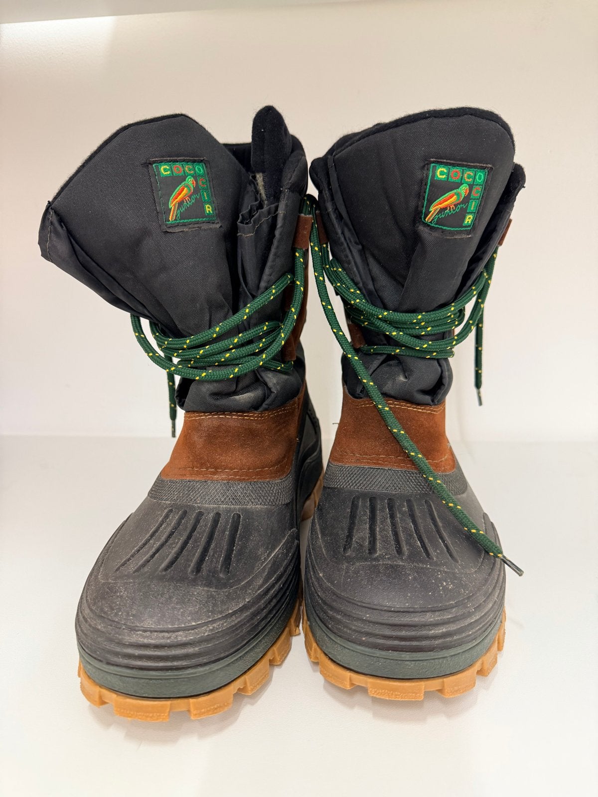 ZGAN- Winterboots maat 41/42 met goede rubberen profiel, Bruin, Boots, Ophalen of Verzenden, Zo goed als nieuw