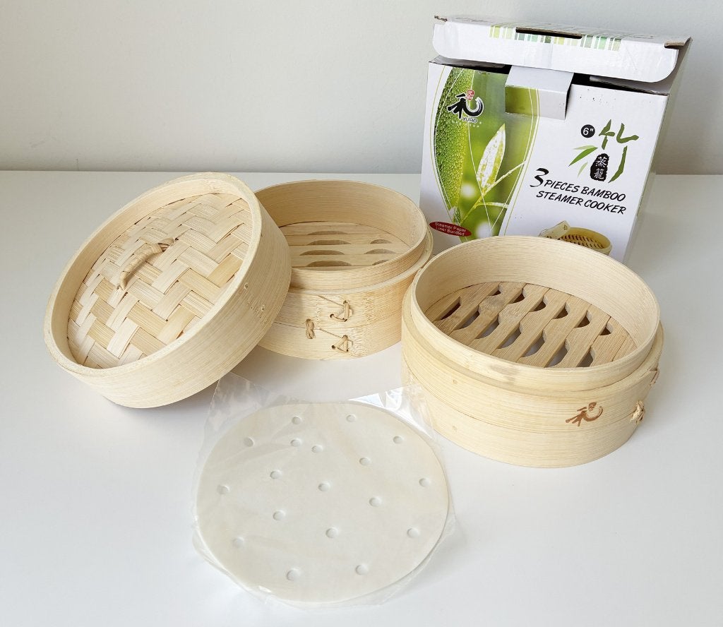 Bamboe stoommand / steamer, 2 lagen, nieuw en ongebruikt, Ophalen, Nieuw
