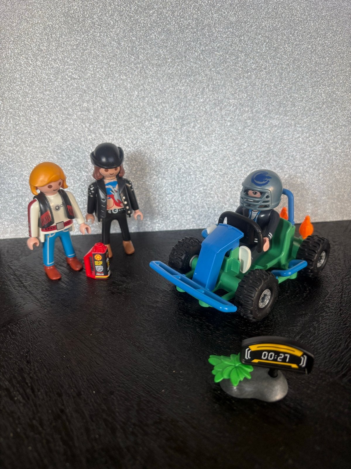 Playmobil racekart met figuren en accessoires, Ophalen, Gebruikt, Jongen of Meisje