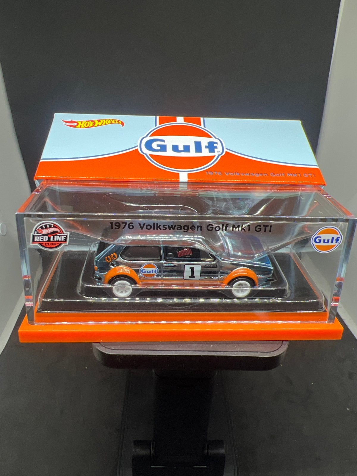 Hot Wheels 1976 Volkswagen Golf Mk1 GTI Gulf, Hobby en Vrije tijd, Modelauto's | Overige schalen, Ophalen of Verzenden, Nieuw