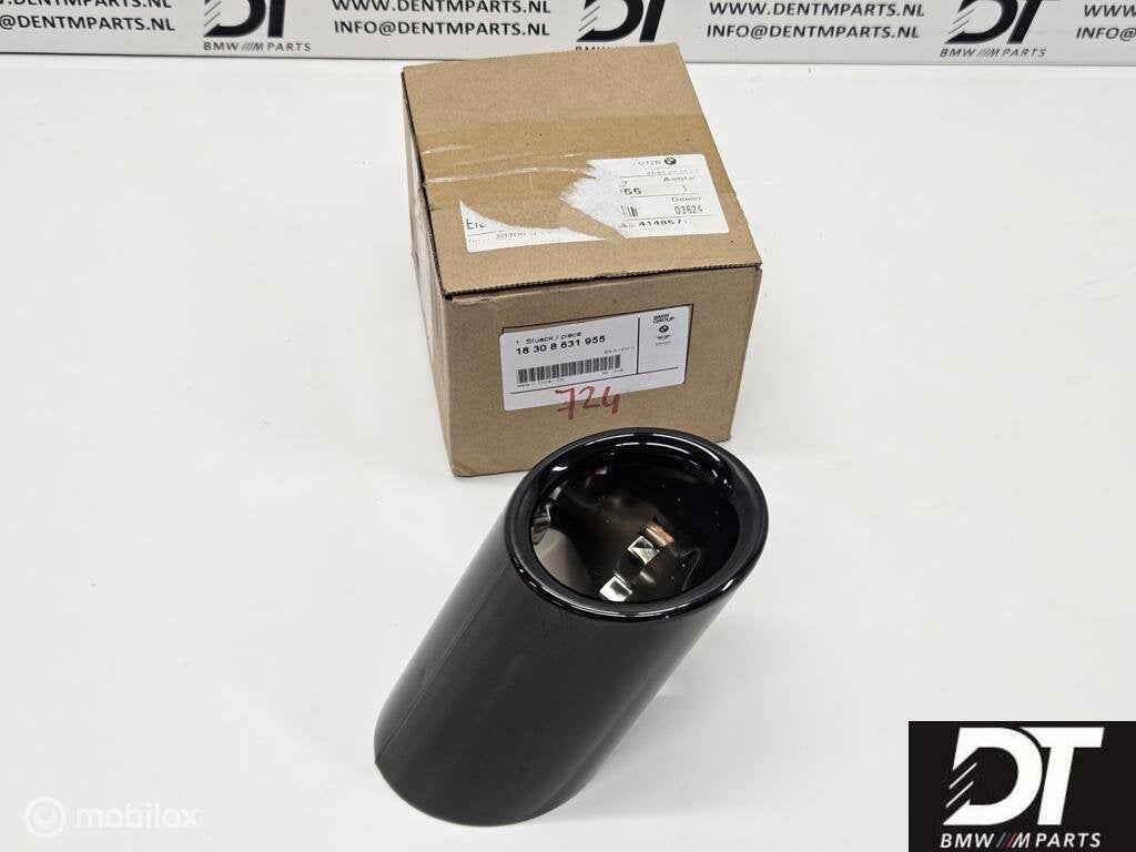 Uitlaatsierstuk black chrome 80mm BMW G30 G31 18308631955, Nieuw, Ophalen of Verzenden