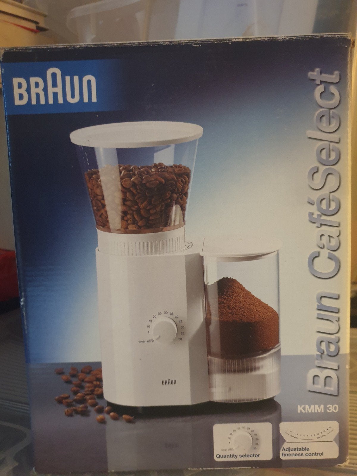 Braun CaféSelect KMM 30 Koffiemolen - Nieuw in doos, Overige modellen, 10 kopjes of meer, Nieuw, Koffiebonen