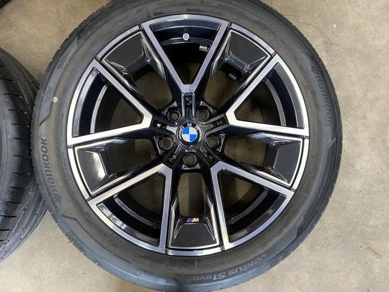 18 inch originele velgen + zomerbanden BMW I4 G26 858 M, Auto-onderdelen, 18 inch, Gebruikt, -, -
