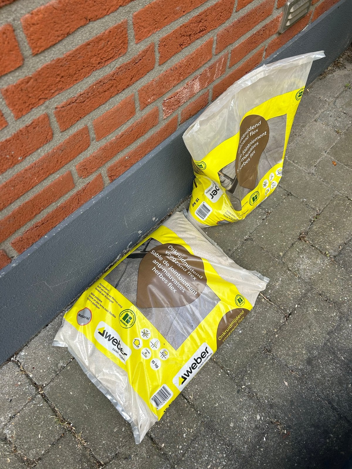 Weber Onkruidwerend Voegzand Flex - 1,25 zak, Ophalen, Nieuw, Voegzand