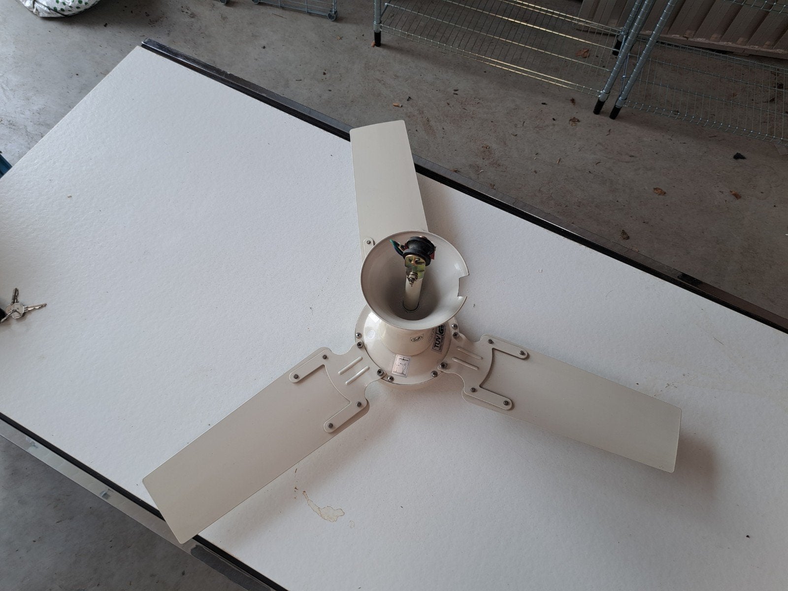 plafond ventilator, Ophalen of Verzenden, Zo goed als nieuw