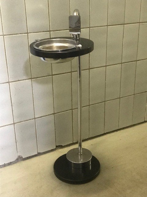 Vintage rookstandaard in Art Deco stijl., Ophalen of Verzenden, Overige typen, Metaal
