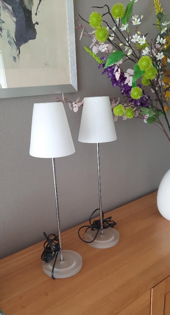 Schemerlampjes, Gebruikt, 50 tot 75 cm, Ophalen of Verzenden, Glas