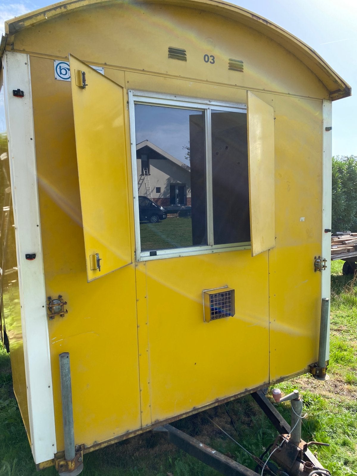 Bouwkeet, Doe-het-zelf en Verbouw, Bouwketen en Schaftketen, Ophalen, Gebruikt