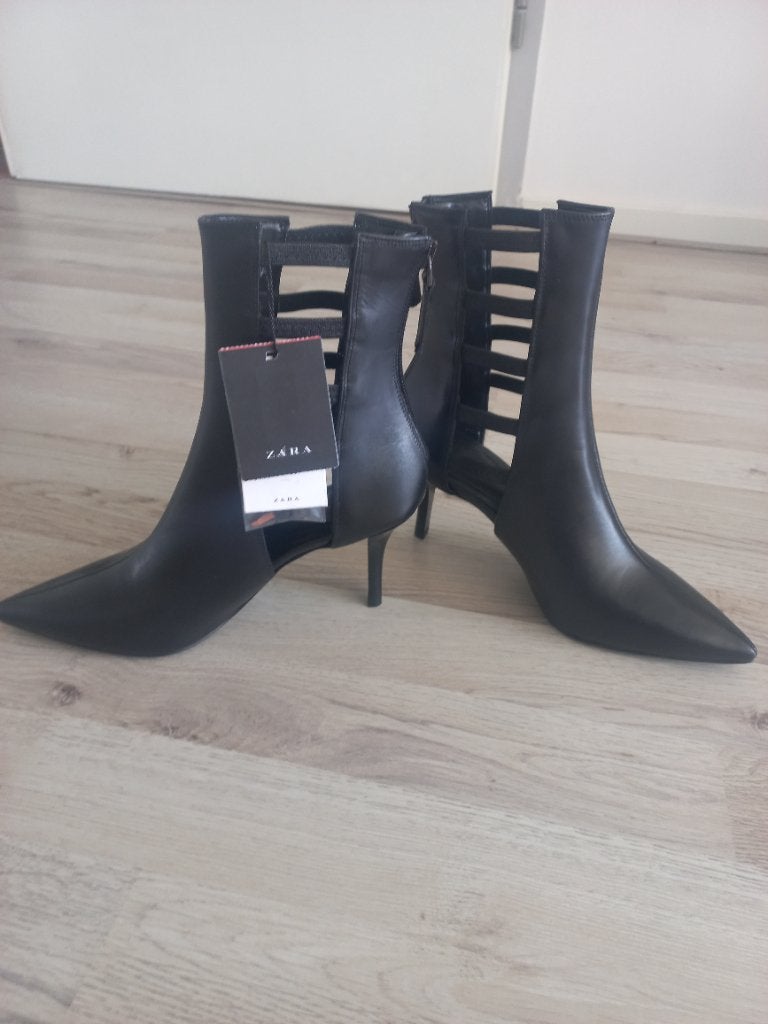 Nieuw Leren Enkel Laarsjes, Verzenden, Lage of Enkellaarzen, Nieuw, Zara