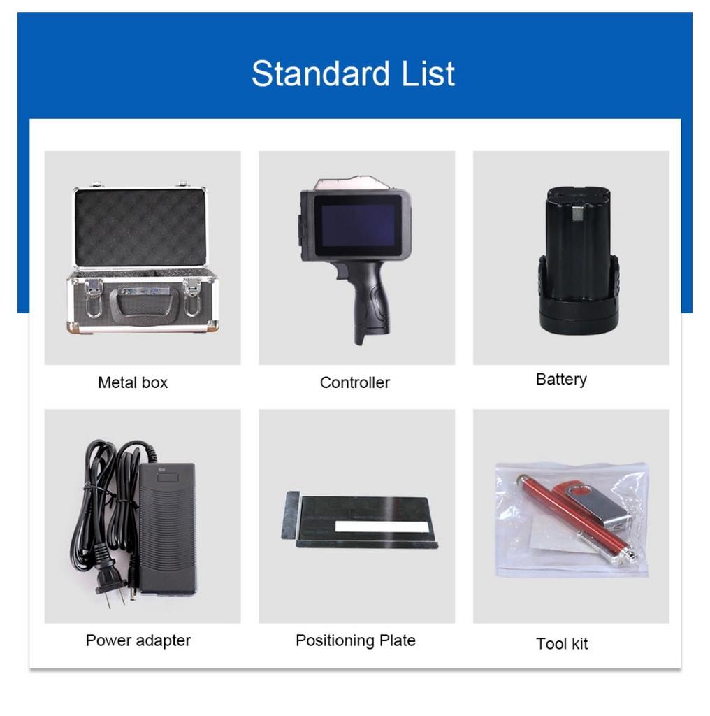 Meenjet M9 Handheld Inkjet Printer - Draagbare Codeermachine, Ophalen of Verzenden