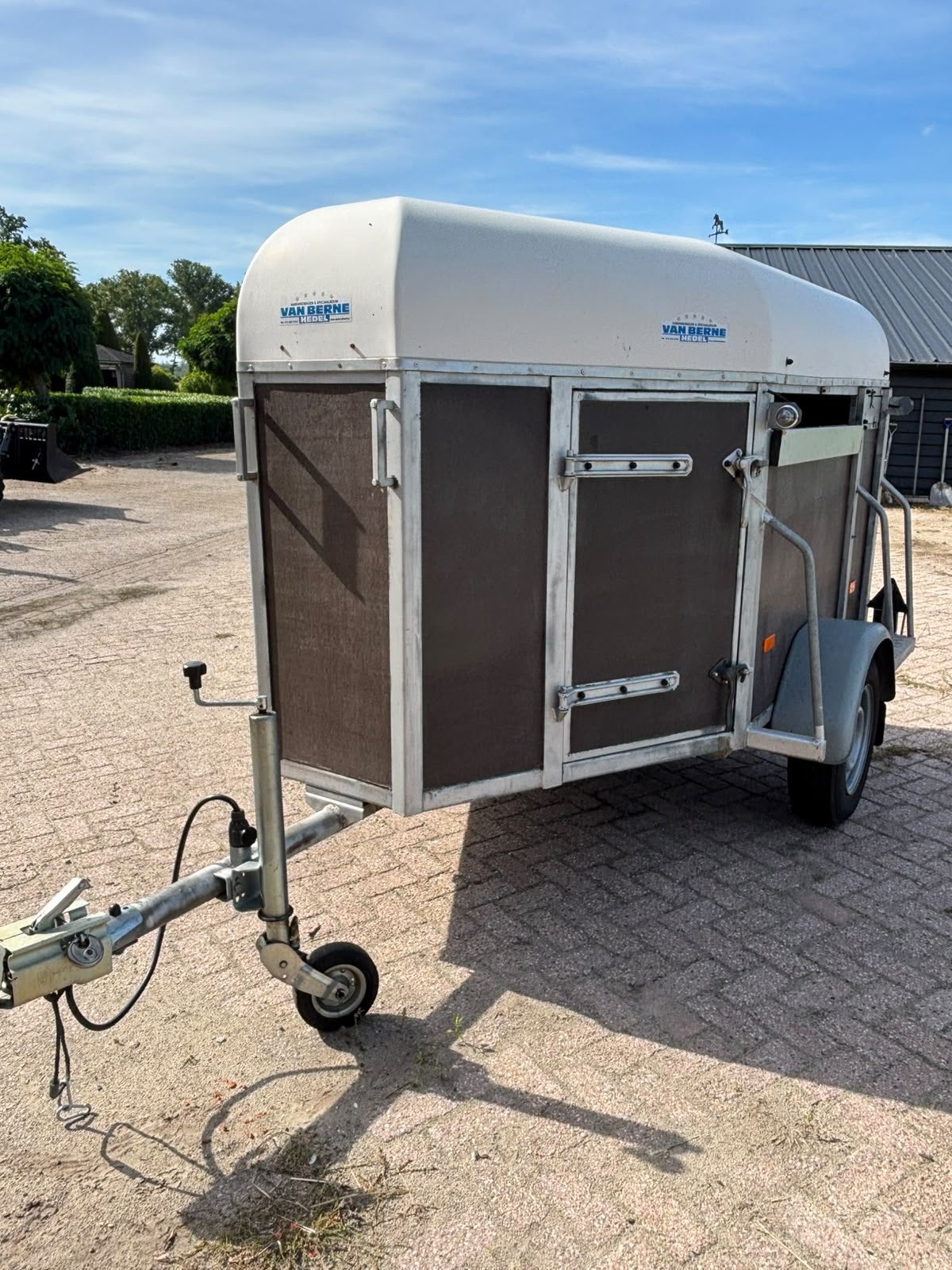 Kleinvee trailer veewagen, Dieren en Toebehoren, Ophalen, Zo goed als nieuw