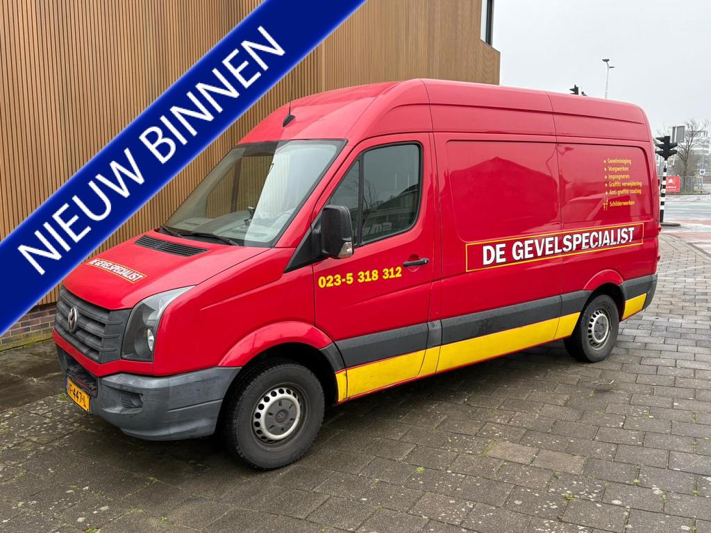 Volkswagen Crafter 46 2.0 TDI L2H1 AIRCO PRIJS IS EX 21% BTW, Auto's, Bestelauto's, Euro 5, Gebruikt, Zwart, Volkswagen