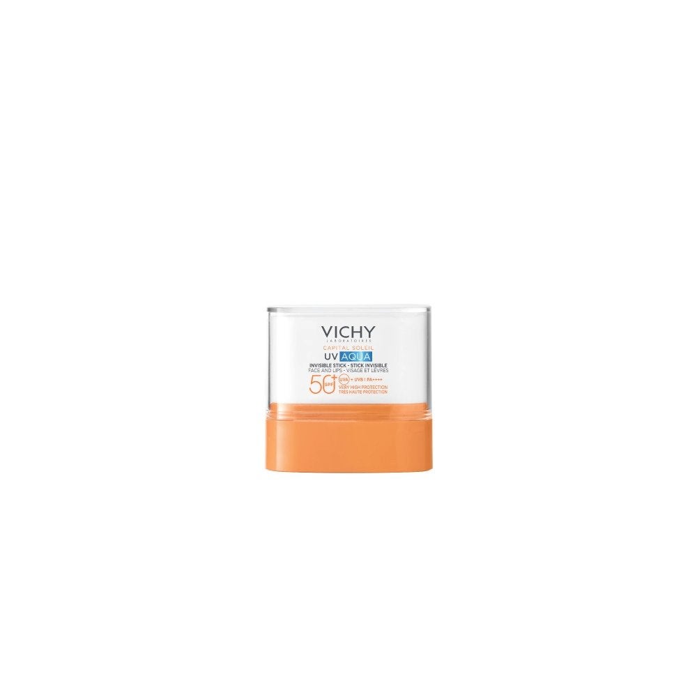 Vichy Capital Soleil UV-Aqua Stick SPF50+ 9g, Verzenden, Nieuw, Gehele gezicht, Verzorging