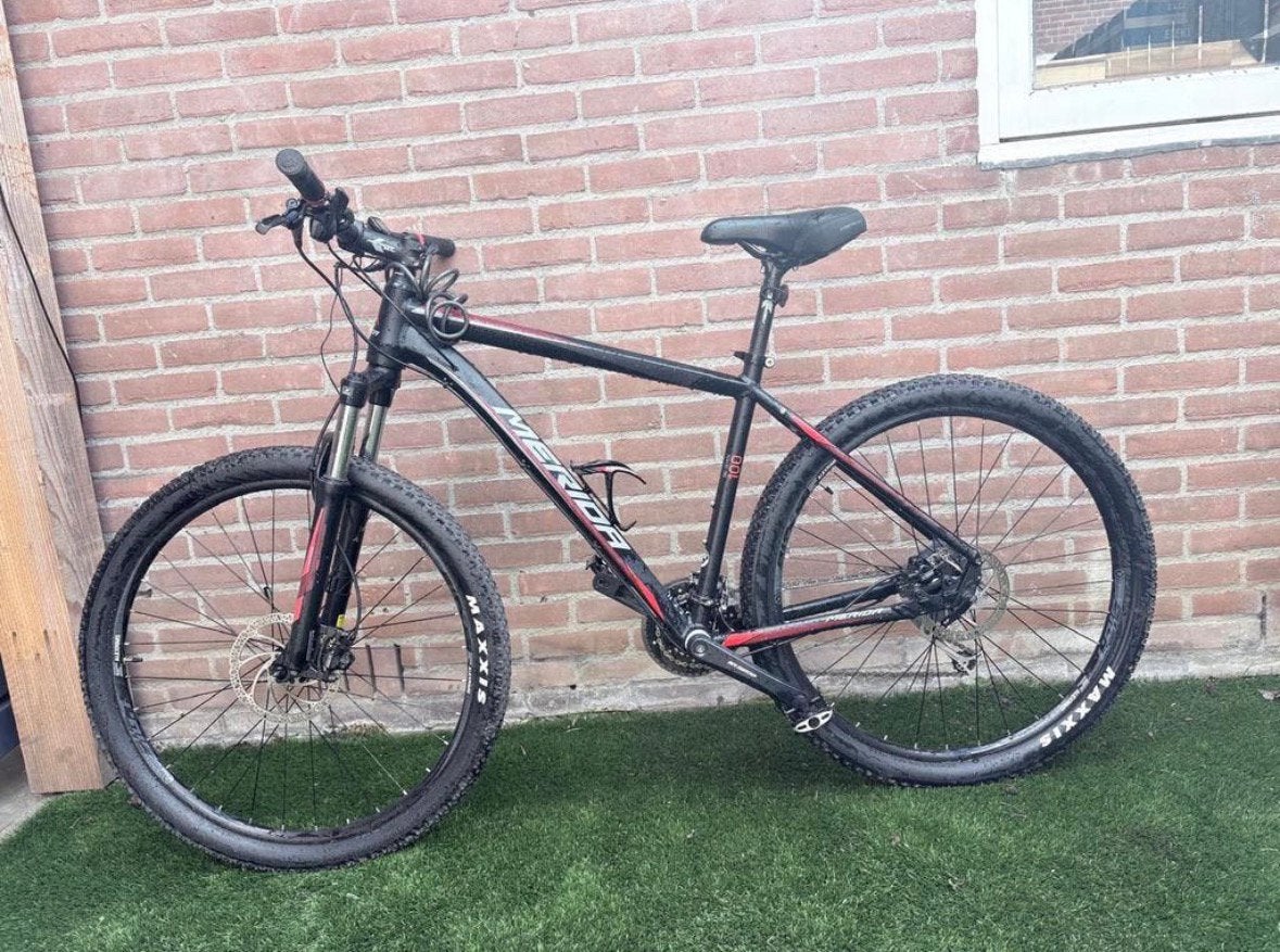 Merida Big Seven 100 mountainbike (maat 47cm) + muurbeugel, 45 tot 49 cm, Ophalen, Zo goed als nieuw, Merida