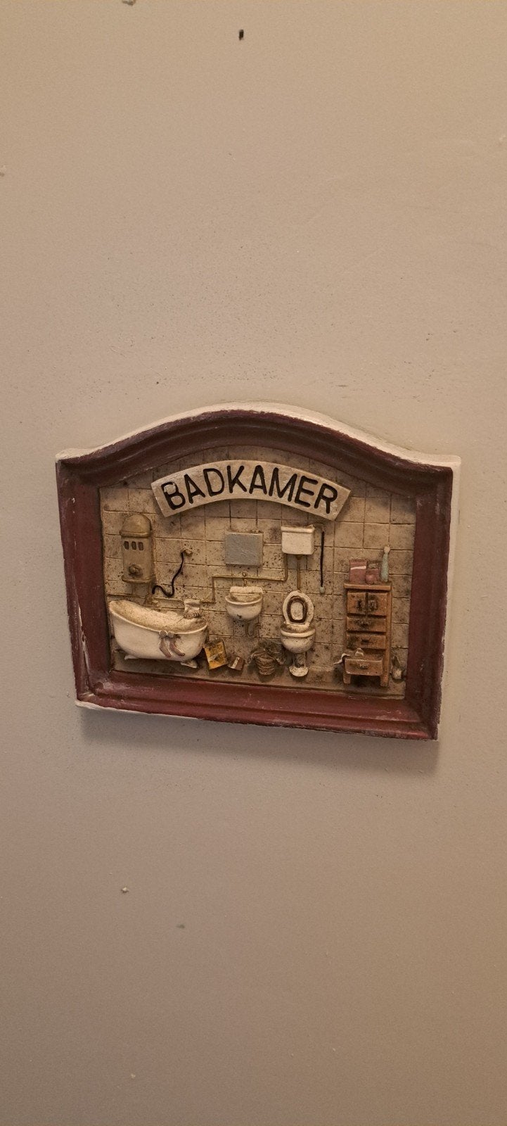 Badkamer en Toilet Wanddecoratie Set, Ophalen of Verzenden, Gebruikt