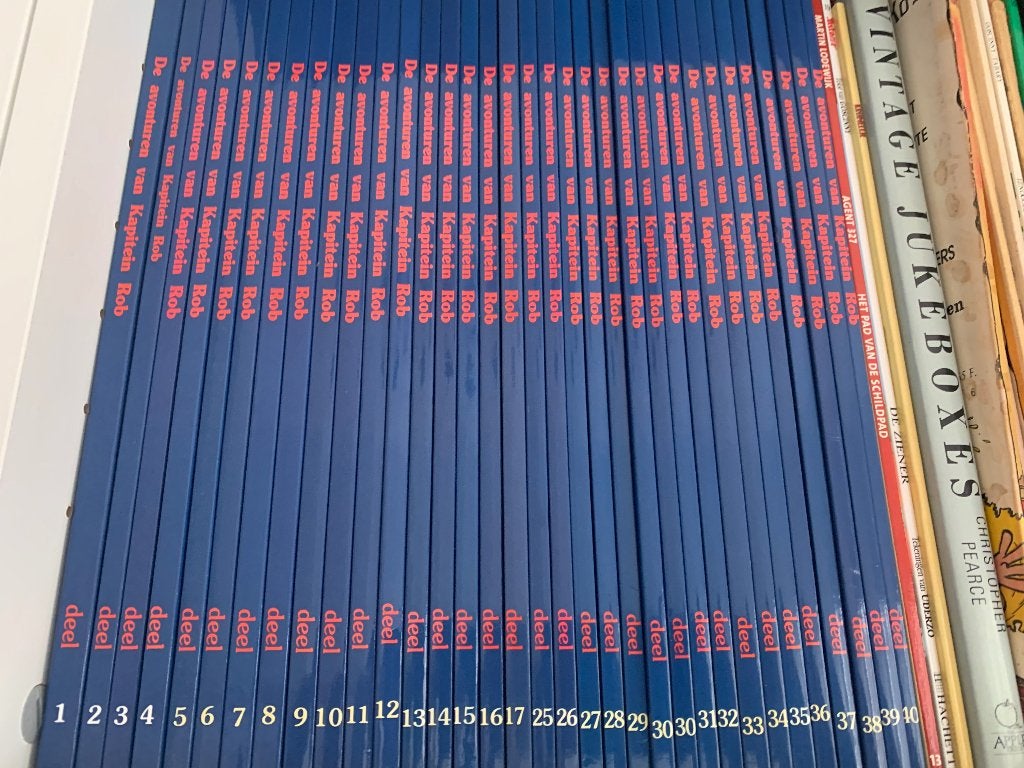 De Avonturen van Kapitein Rob (delen1 t/m 17 en 25 t/m 40), Boeken, Meerdere stripboeken, Pieter Kuhn, Ophalen, Gelezen