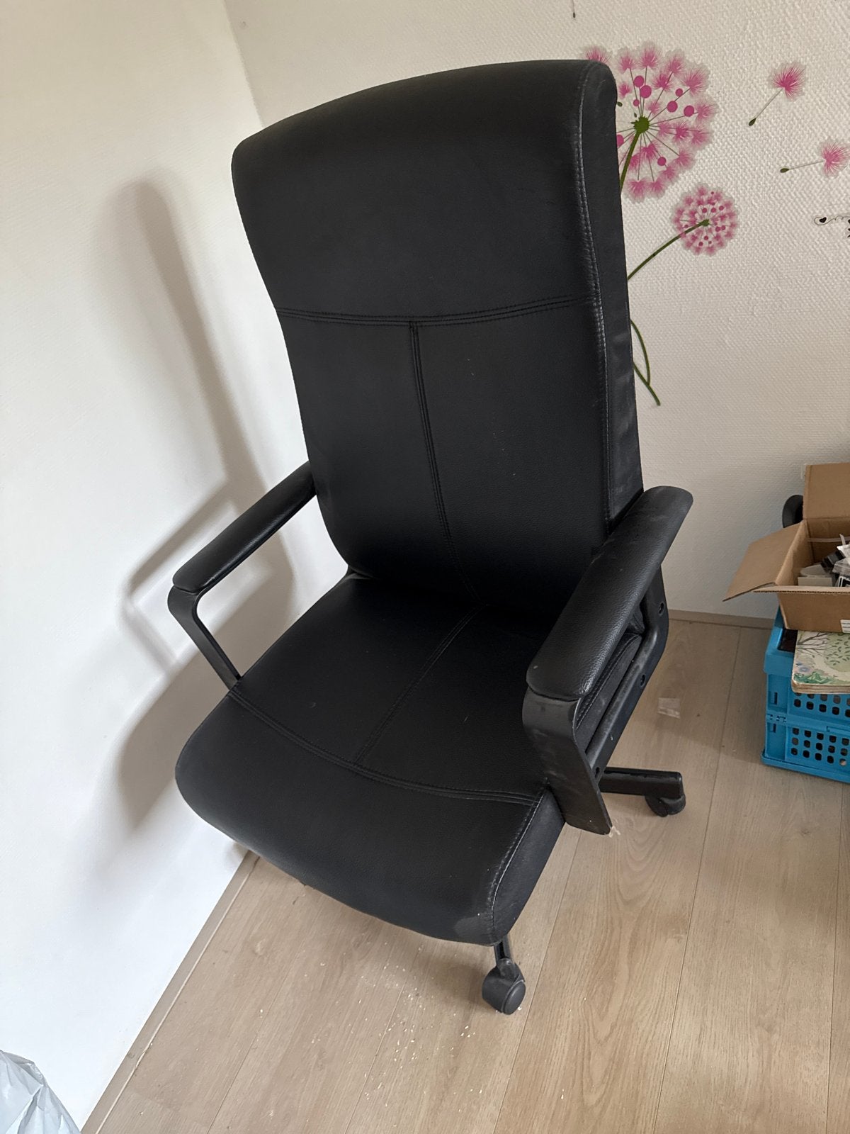IKEA Millberget Bureaustoel - Zwart, Gebruikt, Ophalen, Gebruikt, Zwart, Bureaustoel