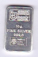 10 gram zilver AMRO BANK, Ophalen of Verzenden, Zilver