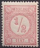 Nederland NVPH nr 30 postfris Cijfer 1876, Ophalen of Verzenden, T/m 1940, Postfris