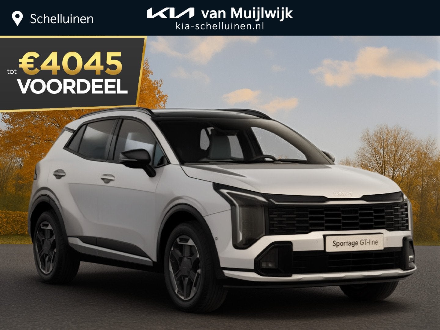 Kia Sportage 1.6 T-GDi Hybrid GT-PlusLine Nu €5000,- voord