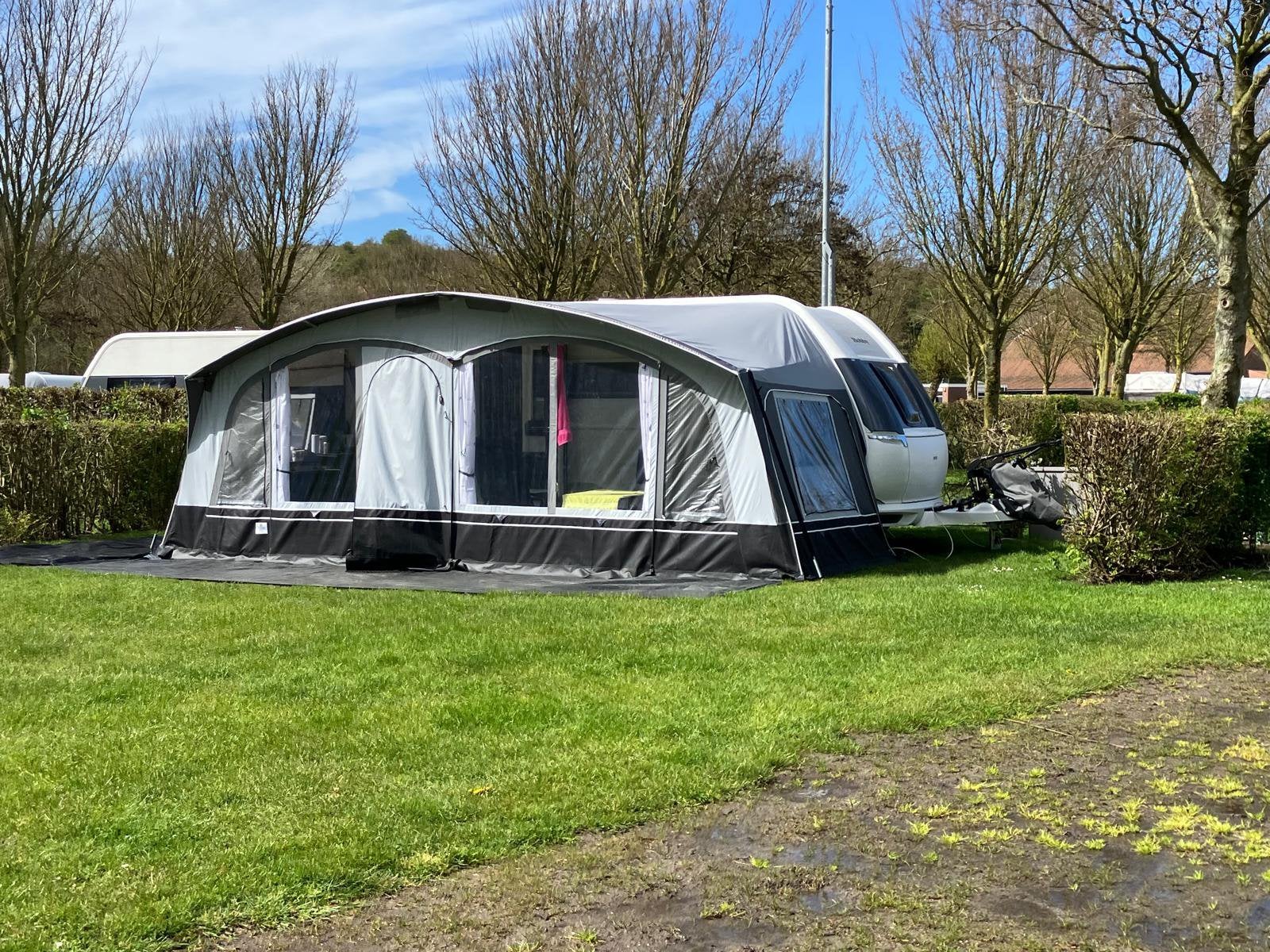Brand arcade boog voortent, antraciet mt 31, omloop 978-1001, Ophalen, Zo goed als nieuw
