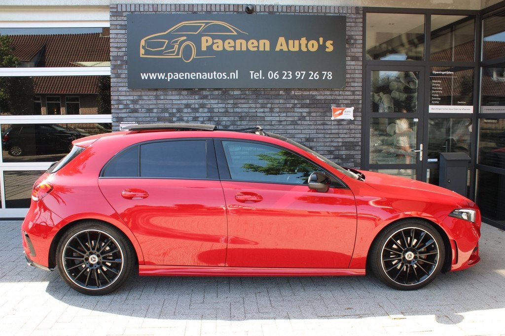 Mercedes-Benz A-klasse 200 Premium|A35 LOOK|Pano|Cam|Sfeer, Auto's, Gebruikt, 4 cilinders, 163 pk, Bedrijf