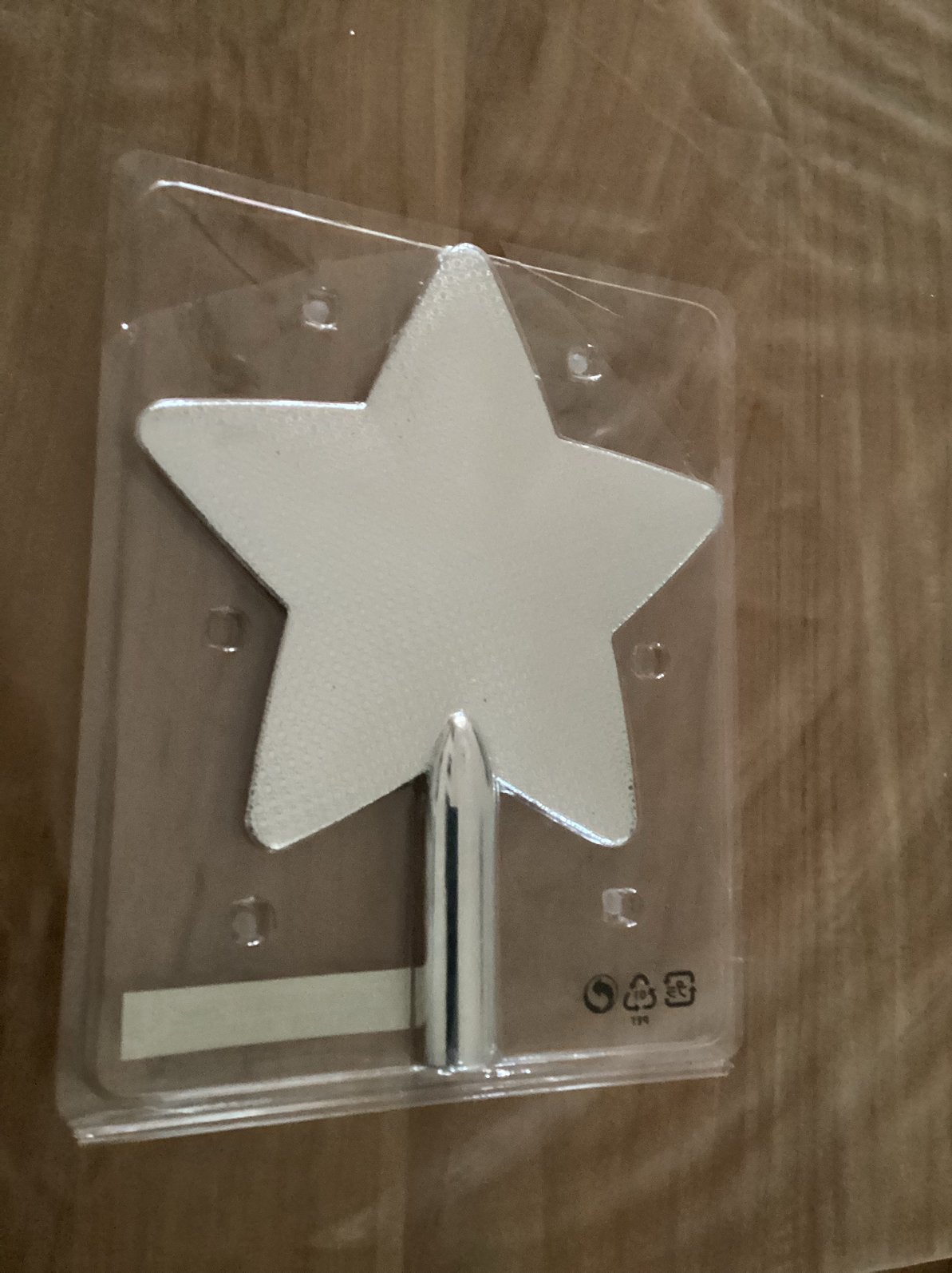 Ster, piek voor op de kerstboom, Ophalen of Verzenden, Zo goed als nieuw