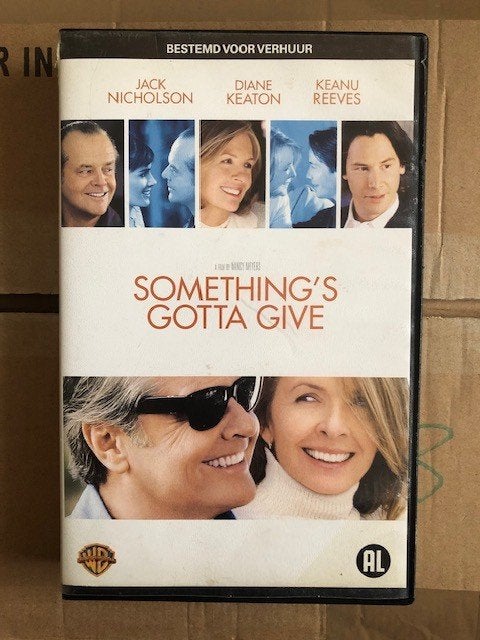 Something’s Gotta Give VHS Videoband ex-rental, Alle leeftijden, Ophalen of Verzenden, Gebruikt, Komedie