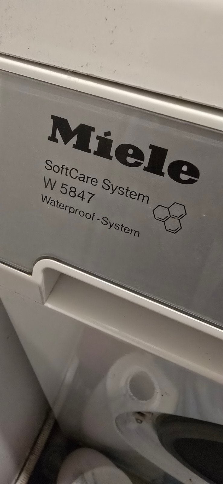 Miele W 5847 SoftCare System Wasmachine, Ophalen, 1200 tot 1600 toeren, Gebruikt, 8 tot 10 kg
