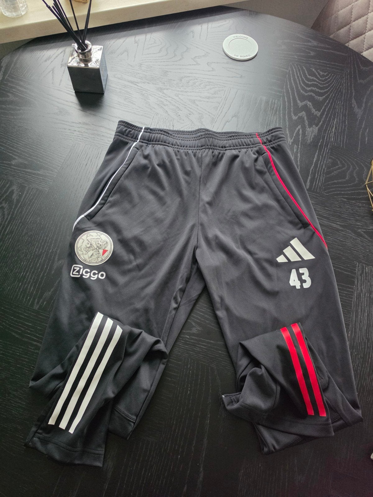 ajax trainingspak maat m nieuw!!, Ophalen of Verzenden, Nieuw, Blauw, Voetbal