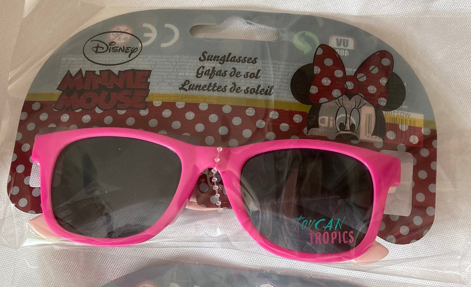 Nieuwe roze Minnie Mouse Disney Zonnebril, Ophalen of Verzenden, Nieuw