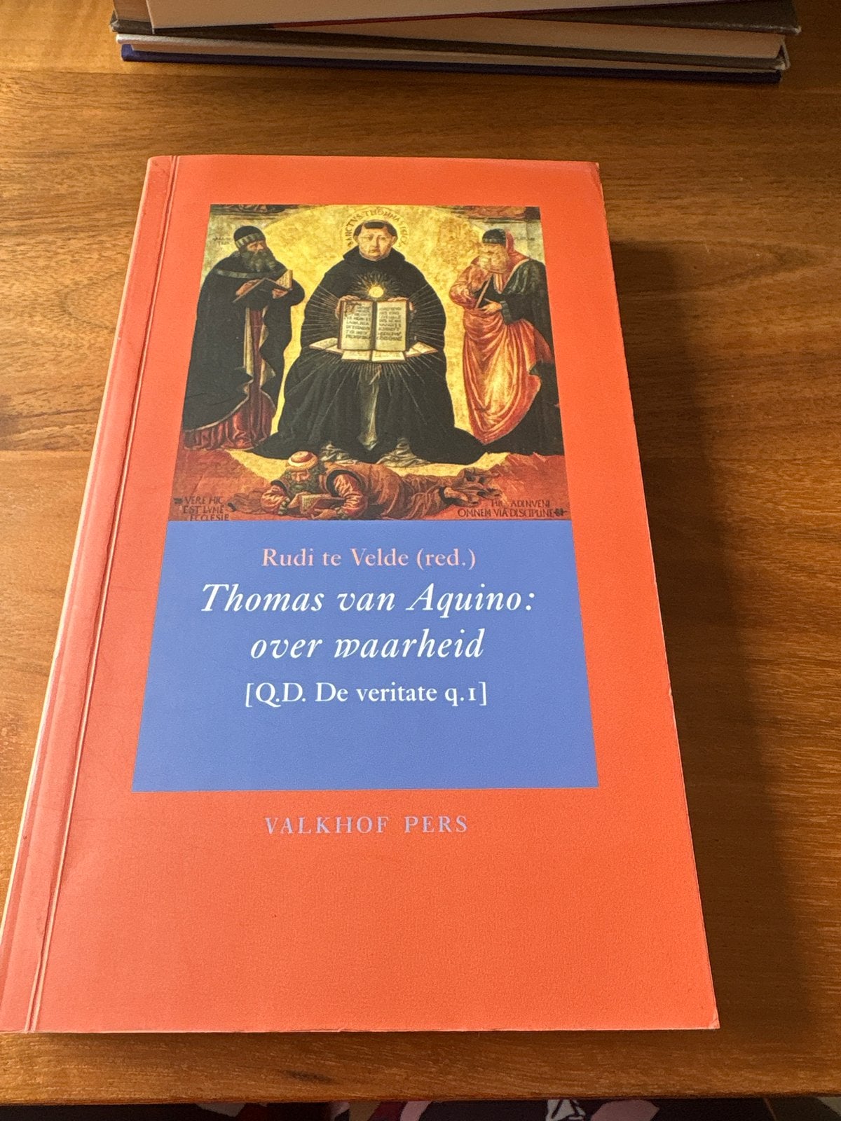 Thomas van Aquino: Over Waarheid - Rudi te Velde (red.), Ophalen of Verzenden, Zo goed als nieuw, Spiritualiteit algemeen, Achtergrond en Informatie