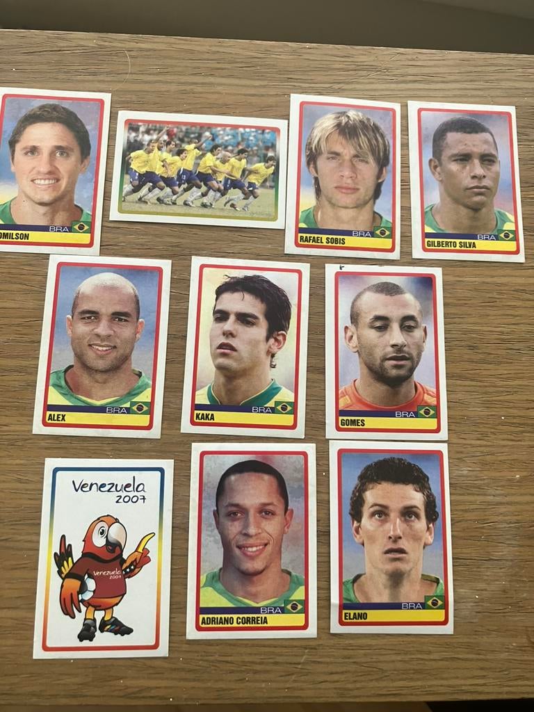 Brazilie panini copa 2007, Ophalen of Verzenden, Zo goed als nieuw, Buitenlandse clubs, Poster, Plaatje of Sticker