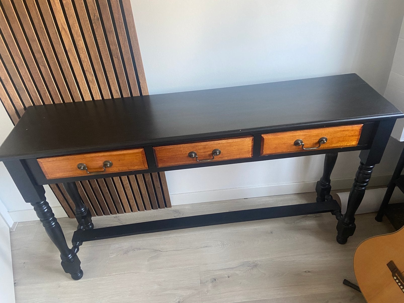 Sidetable hout, Ophalen, Gebruikt, 100 tot 150 cm, 25 tot 50 cm