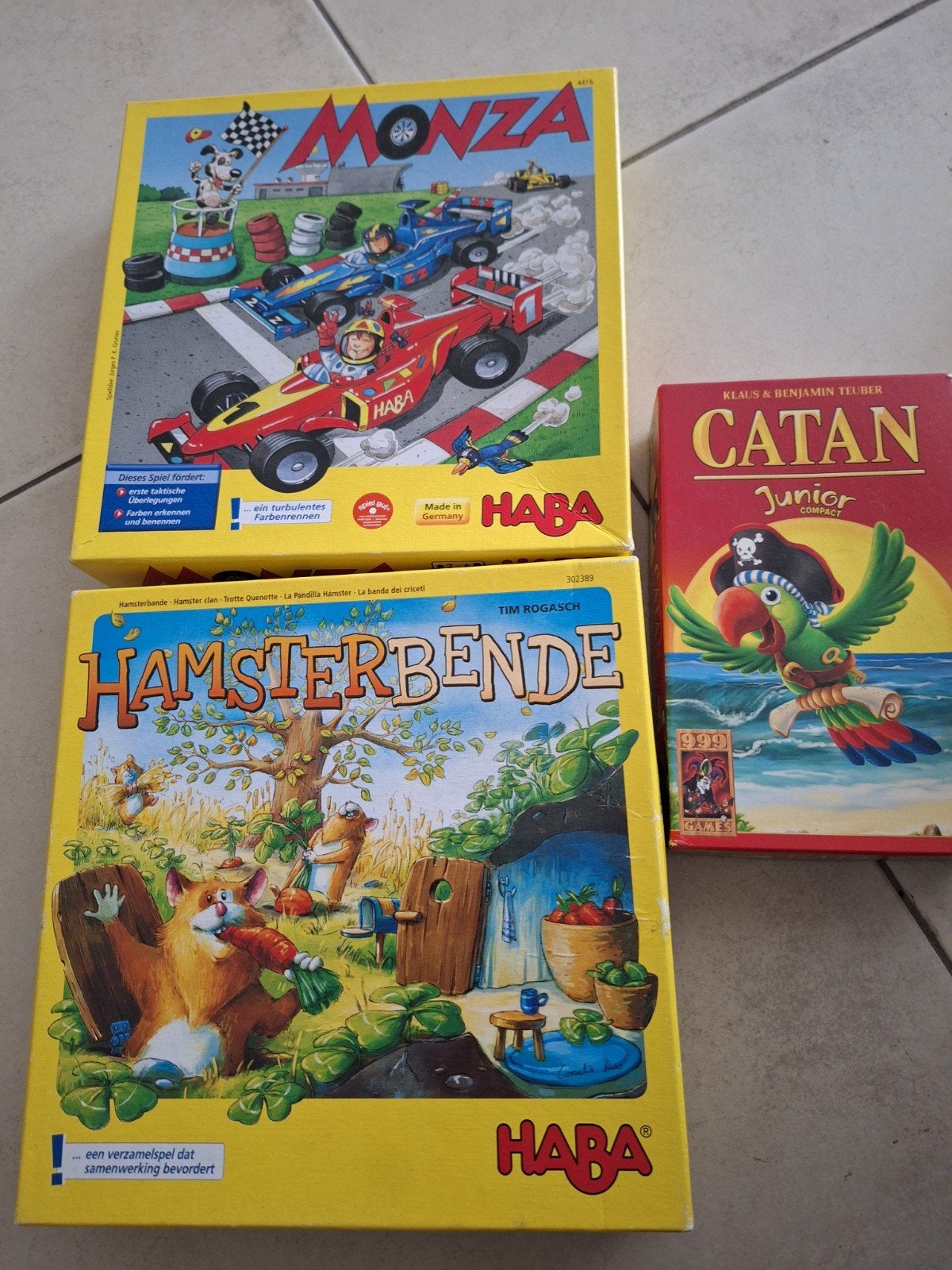 Haba hamstbende, Haba Monza, Kolonisten junior, Ophalen of Verzenden, Zo goed als nieuw, HABA