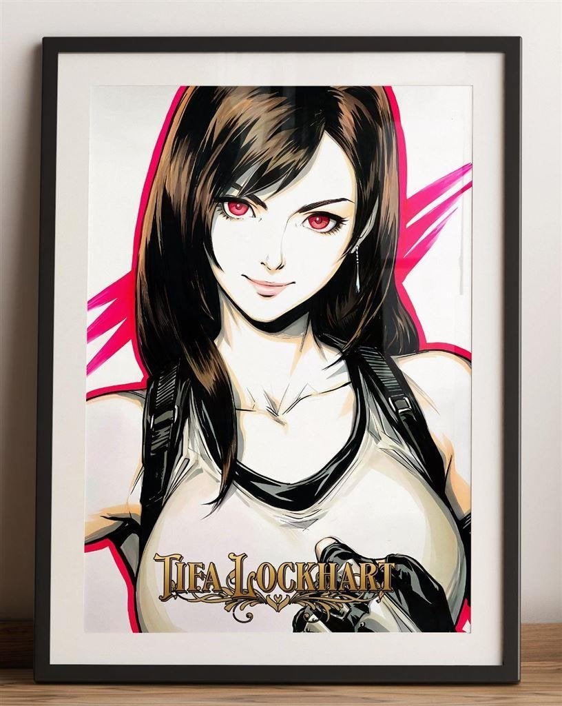 Tifa Lockhart Final Fantasy Grote Videogame Poster, Verzenden, Kuifje, Nieuw, Beeldje of Figuurtje