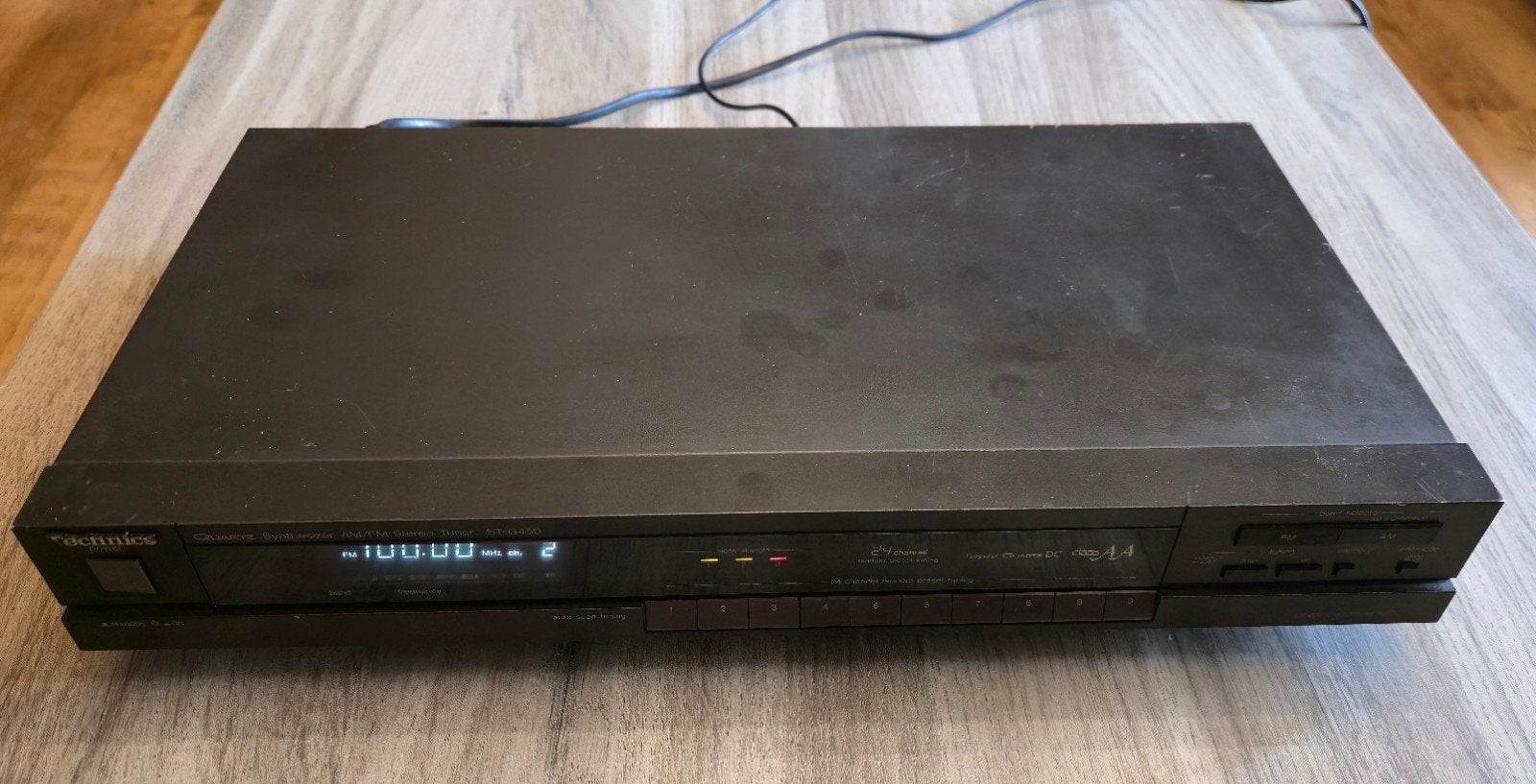 Technics ST-G45A i vintage Quartz Synthesizer AM/FM Stereo, Audio, Tv en Foto, Tuners, Ophalen of Verzenden, Refurbished, Analoog