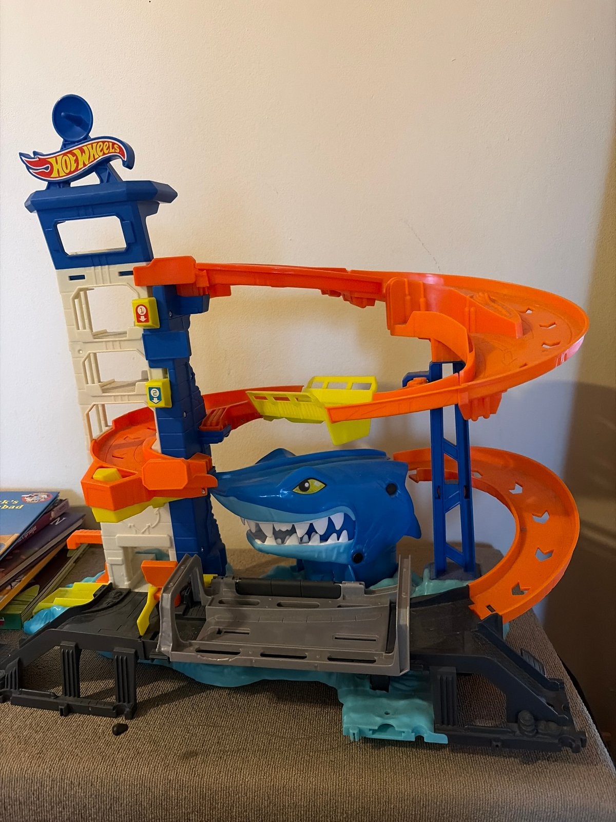 Hot Wheels Haai Aanval Speelset, Ophalen, Gebruikt