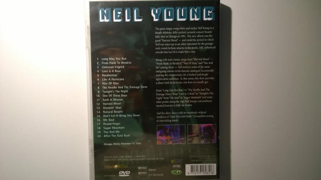 Neil Young - Live In Chicago 1992 (DVD), Alle leeftijden, Ophalen of Verzenden, Zo goed als nieuw