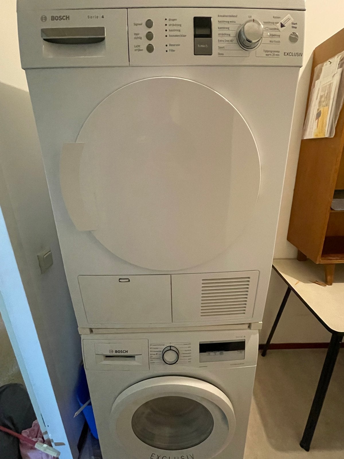 Bosch Serie 4 Wasmachine en Droger Set- zie omschrijving, Beko, Beko, 8 tot 10 kg, Ophalen of Verzenden