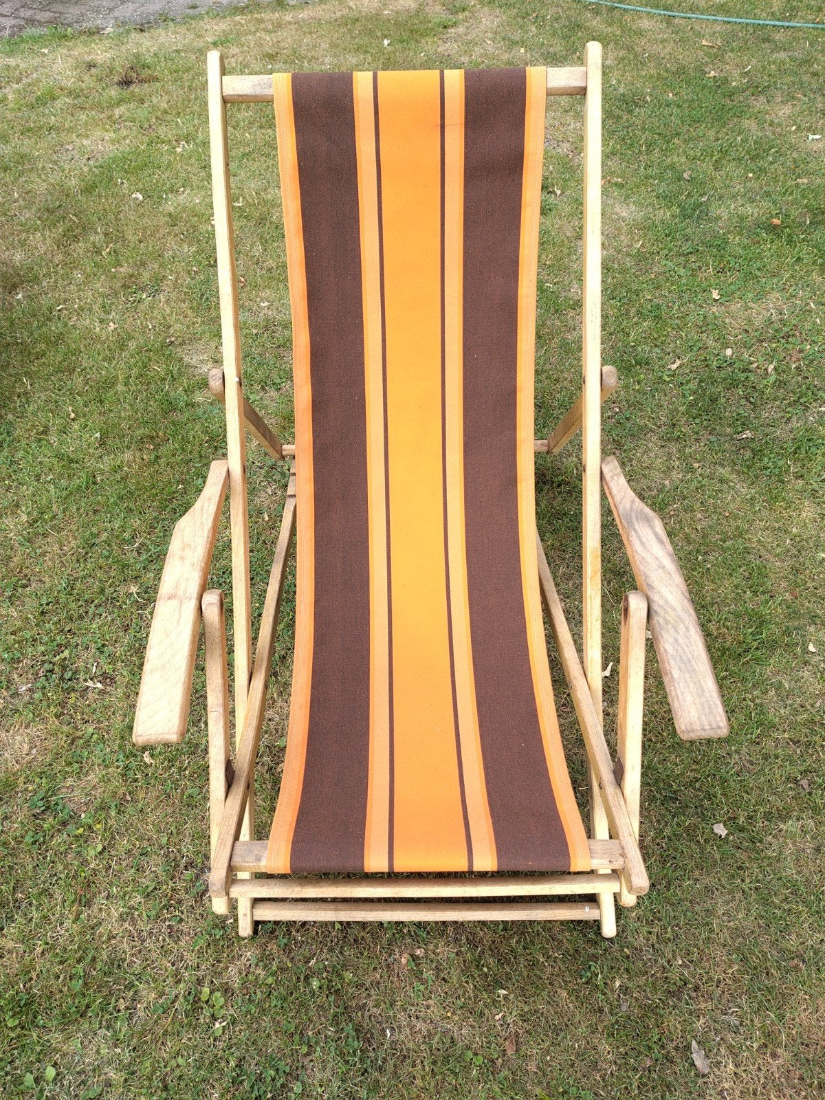 vintage strandstoel, Ophalen, Hout
