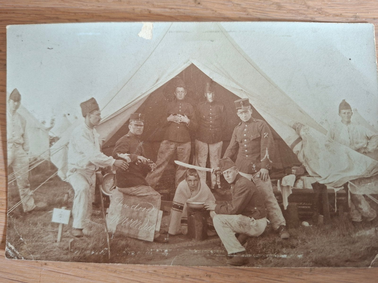 Ansicht Nederlandse leger voor 1940, Verzamelen, Verzenden, Nederland, Foto of Poster