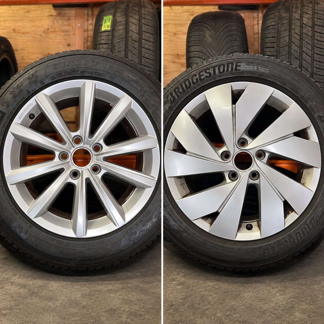 Enkele losse 17” VW Passat B8 Golf 8 velgen Reservewiel, Ophalen, Gebruikt, Velg(en), VW