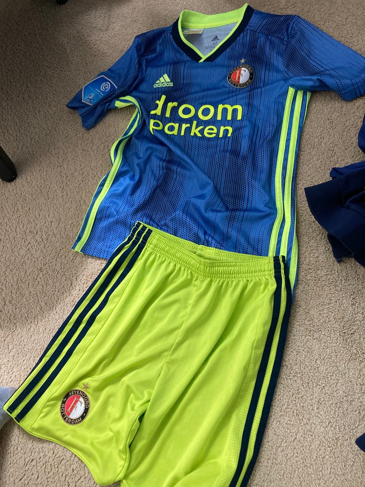Voetbaltenue feyenoord 2019-2020, Maat XS of kleiner, Ophalen of Verzenden, Gebruikt, Set