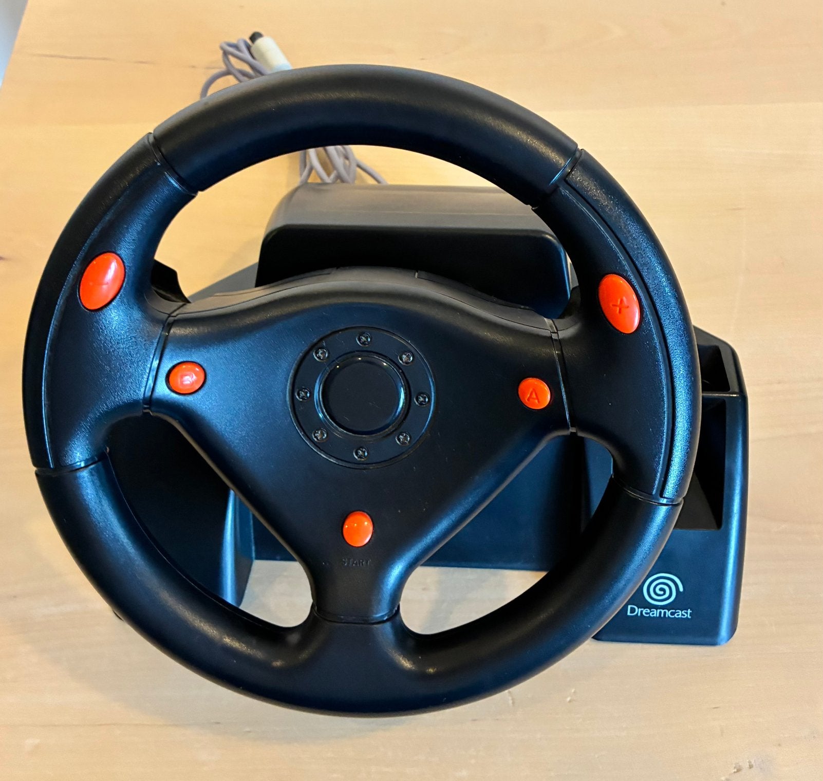 Sega Dreamcast Racestuur - Ervaar de ultieme race-sensatie!, Ophalen of Verzenden, Gebruikt, Met 1 controller, Saturn of Dreamcast