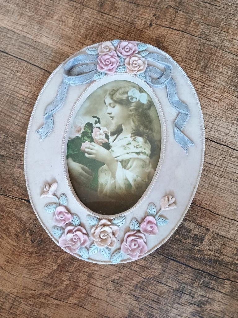Brocant fotolijstje ( nr.3), Antiek en Kunst, Curiosa en Brocante, Ophalen of Verzenden