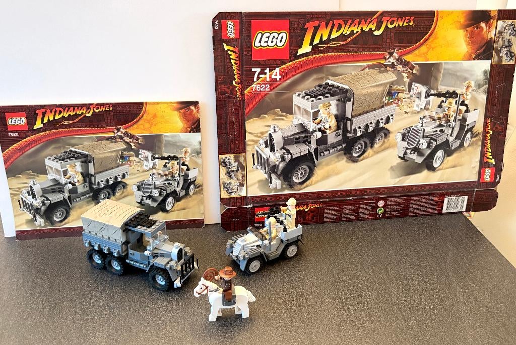 Lego Indiana Jones no. 7622: Jacht op de gestolen schat, Kinderen en Baby's, Speelgoed | Duplo en Lego, Overige thema's, Verzenden